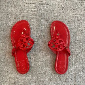 Tory Burch miller patent sandal size 6